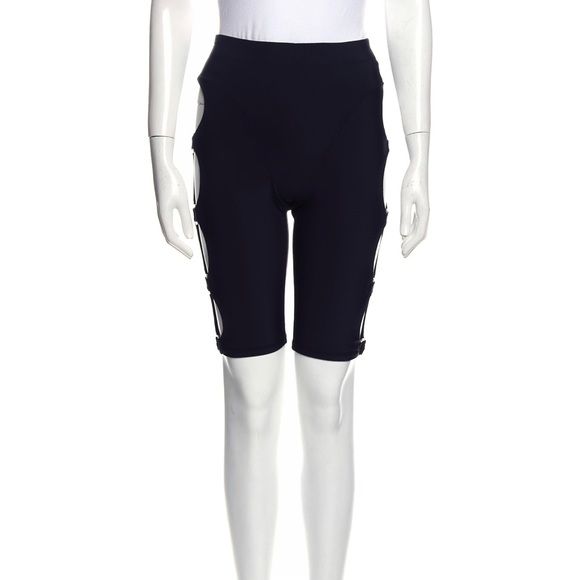 Adam Selman 1-800 Cut Out Biker Shorts Small - Picture 4 of 4